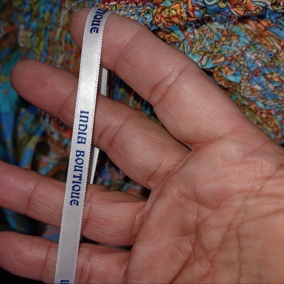 Bohemian Festival Vibes 5 Pc Outfit Dress W/ Vest, Belt, Hat & Bag, Sz S/XS - Picture 6 of 9